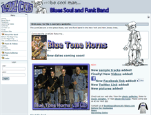 Tablet Screenshot of lovecats-blues.com